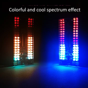 Piese 18 Segmente 4 Coloane de LED-uri de Muzică Ritm Spectru de Lumină Voce Linie de Control Nivelul de Control Afișaj Electronic Diy Kituri