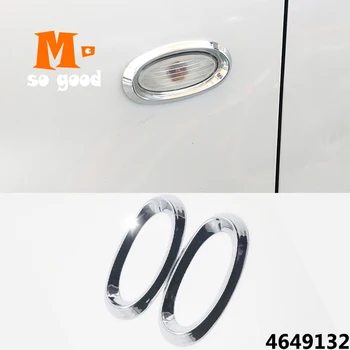ABS Cromat Pentru Nissan Cube Juke Frunze Notă Micra Martie Parte Lumina Lămpii de Semnalizare Capac Tapiterie Auto Styling Autocolant Accesorii