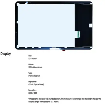 LCD Display cu Touch Screen Digitizer Asamblare Film de Sticlă Pentru HUAWEI MatePad bah3-L09 bah3-w09 bah3-w19 bah3-AL00