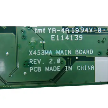 PAILIANG Laptop placa de baza Pentru ASUS X453MA REV.2.0 Celeron N2840 DDR3 Placa de baza