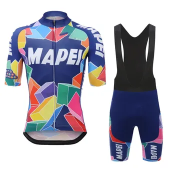 2020 MAPEI Echipa Pro cycling Barbati vara Noi maneci scurte jersey bib set de pantaloni scurți de ciclism îmbrăcăminte ciclismo maillot roadcycling kit