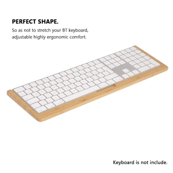 SAMDI SD-006Wa-3 Keyboard Stand Bambus Tavă Tastatură Dock Suport pentru Apple pentru Tastatura IMac Standed Titular