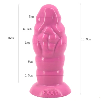 FAAK silicon Neregulate Anal plug Femeie Adultă Masturbare dop de Fund Analsex penis artificial Jucarii Sexuale Cupluri gay Flirt produse pentru sex