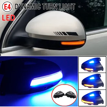 Dinamică LED de Semnalizare Semnalizarea Secvențială Partea Aripa Oglinda semnalizator Baltă de Lumină Pentru VW Volkswagen Tiguan MK1 2008-2016