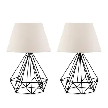 E27 geometrice lămpi de masă decorative rusic moderne nordic noptiera de iluminat acasă, dormitor, camera de zi lampa de birou