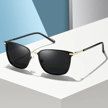 Design de Brand Polarizat ochelari de Soare Barbati Metal de Conducere Ochelari de Soare de sex Masculin Pătrat ochelari de soare UV400 Nuante Oculos de sol