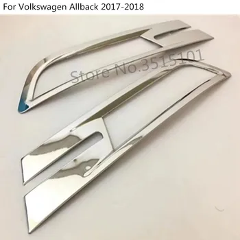 Masina de Capul lămpii de Ceață Față Lampă Capac Cadru Panou Ornamental 2 buc Pentru VW Volkswagen Passat B8 Sedan Varianta Alltrack 2017 2018 2019 2020