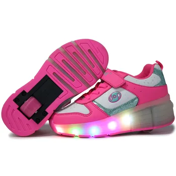Calitate de Top pentru Copii Pantofi Cu LED-uri de Moda Băieți și Fete Adidasi Sport Casual Pantofi Pentru Copii