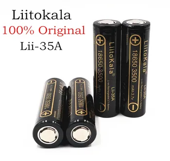 LiitoKala 30A Lii-35A 18650 Li-ion 3.7 V 3500 mAh baterie Reîncărcabilă Li-Ion de Mare Scădere a Bateriei pentru Flashinglig