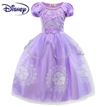 Copil Disney Princess Girl Haine Copil Jasmine, Rapunzel, Aurora, Belle, Ariel Cosplay Costum Copil Sofia Rochie De Petrecere